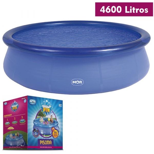 Piscina Inflavel Splash Fun Circular 4600L Metalurgica Mor
