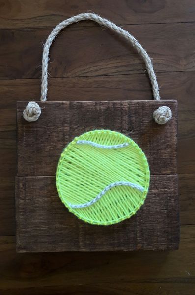 quadro string art tênis
