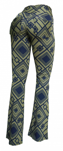 Calça flare ou reta bolsos(P-M-G),tecido suplex gramatura 320