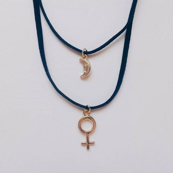 Choker Duo Moon Female