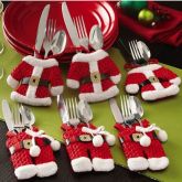 Porta talher Papai Noel-6 peças                       Cod.: 049