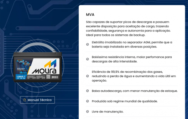 Baterias Moura VRLA