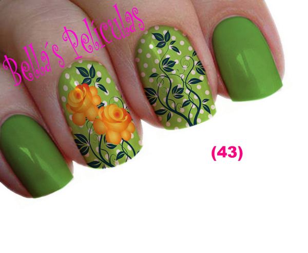 Películas de Gel - Flores - Cod. 43