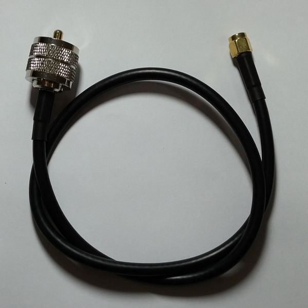 Pigtail  Sma Fêmea para UHF Macho 50cm RG58/U
