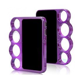 CASE SOCO INGLÊS ROXO PARA IPHONE 4 E 4S