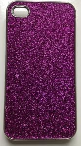 CASE GLITTER ROXA PARA IPHONE 4 E 4S