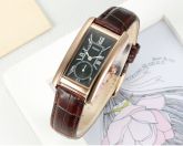 Relogio Feminino De Pulso Mecanico Pulseira De Couro