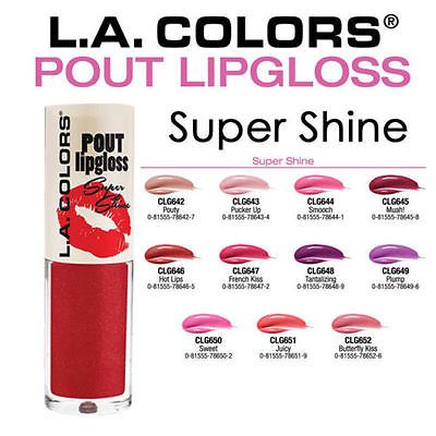 NEW L.A. Colors Super Shine pout lipgloss