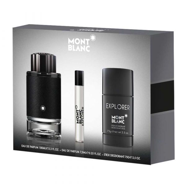 Montblanc Explorer Kit Coffret – Perfume Masculino + Miniatura + Desodorante
