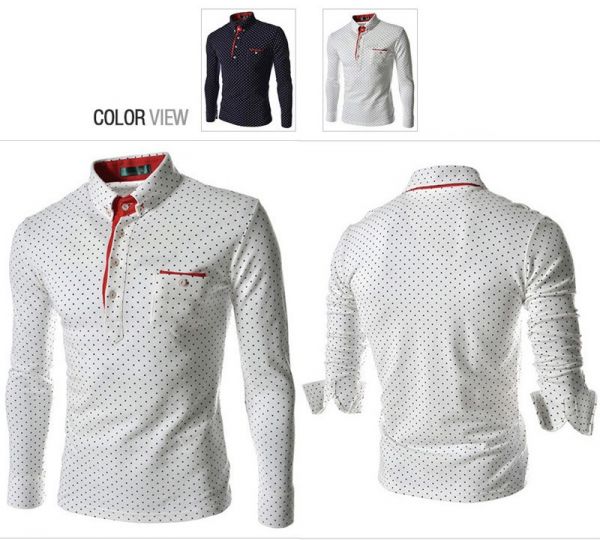 Camisa Elegante tipo casual Slim - Produto importado