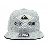 BONÉ ABA RETA QUIKSILVER CINZA