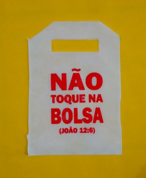 Saquitel Não toque na bolsa
