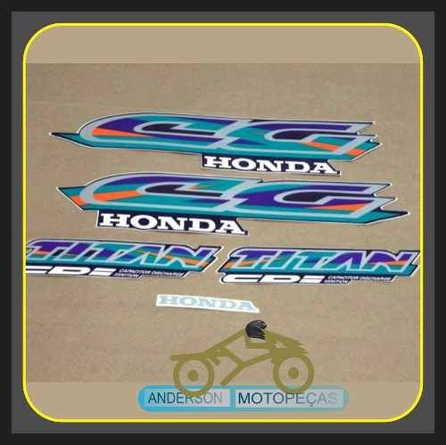 Adesivos Honda Cg Titan 1997