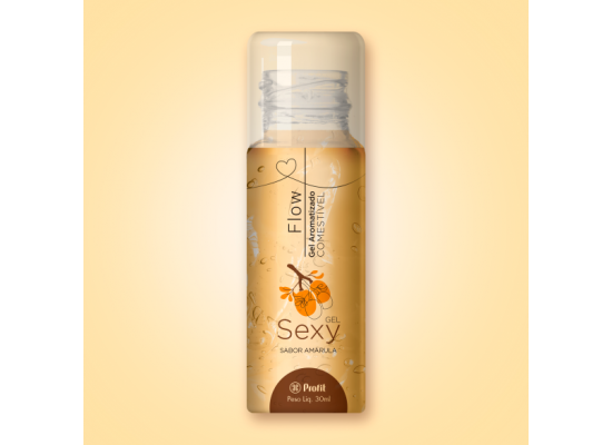 FLOW GEL AROMATIZADO COMESTÍVEL AMARULA 30ml