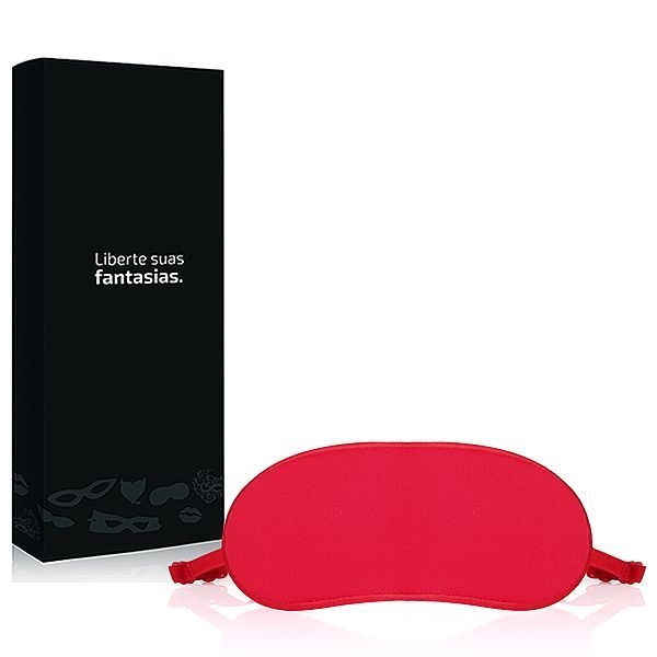 Tapa Olho com Regulagem Especial Vermelho Unissex