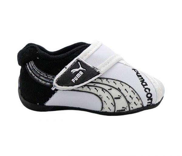 Tênis Puma Bebê Preto e Branco MOD:10311