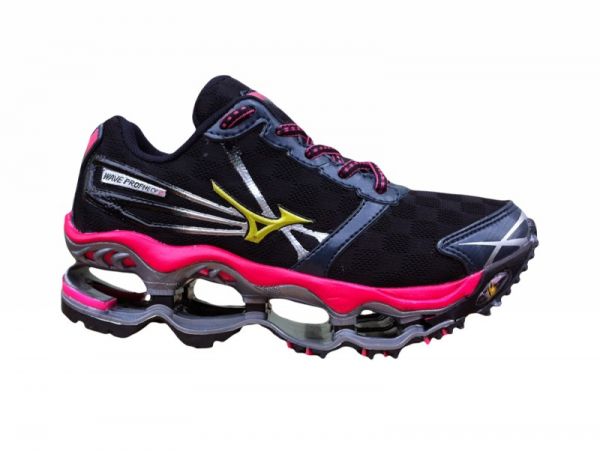 Tênis Feminino Mizuno Prophecy 2 Preto e Rosa