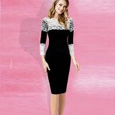europeu, coreano vestido fino sexy das mulheres #02974248