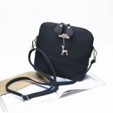 Bolsa Atravessada Yogodlns Famous Deer Com Acabamento Criss-Cross