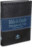 RA085BEPV: BÍBLIA DE ESTUDO PRINCÍPIOS DE VIDA - PRETA E AZUL
