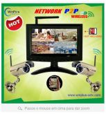 2.4GHz 4CH sem fio Digital rede P2P PNP monitor Wirelss LCD