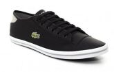 SAPATENIS LACOSTE COURO PRETO C/ CINZA - Lct-55664