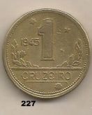 V227-2 - 1 CR 1945 com sigla - ESCASSA