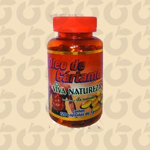 Óleo de Cártamo 120 Cápsulas 1000mg Viva Natureza
