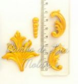 Molde de silicone conjunto de arabescos - ALIMENTÍCIO