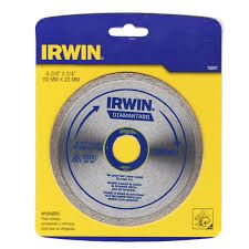 DISCO DIAMANTADO CONTINUO 110X20 4,1/2 IRWIN