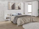 15400.Cabeceira Box Jade 240.260 Branco Salleto