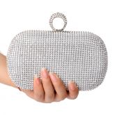 Bolsa Feminina De Mão Luxo Diamantes Mulheres Elegantes Fina