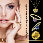 SemiJóias folheados Top