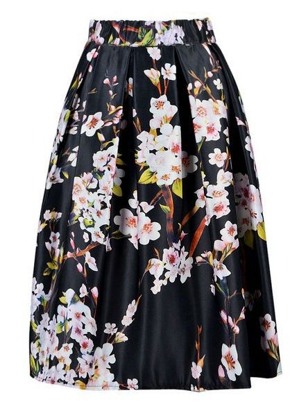 Saia Midi Floral