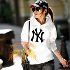 Blusa New York Yankees Feminino Moletom Canguru
