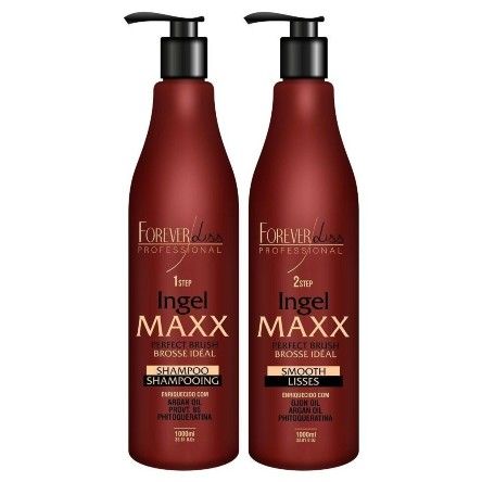 Forever Liss - Ingel Maxx Kit Escova Progressiva 2 Passos 1L cada