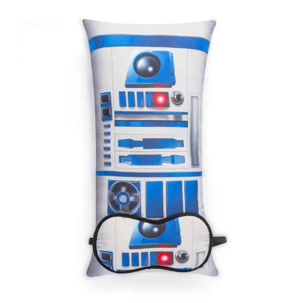 ALMOFADA E MASCARA SW SAGA R2D2