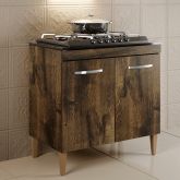 Balcao Sevilha para CookTop 4 Bocas Ipe Kaiki