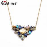 Exquisite strass pingente de colar de 2015 novos moda cadeia colar de jóias