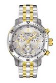 Relógio TISSOT PRS 200 T067 Branco e Dourado
