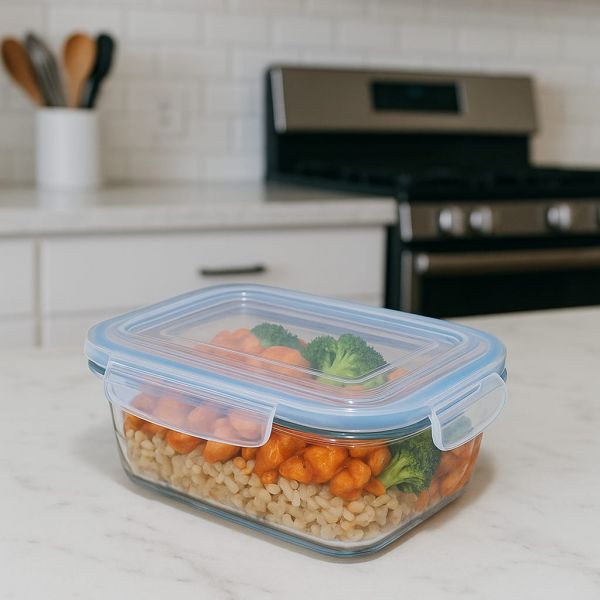 *POTE DE VIDRO HERMÉTICO