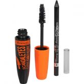 Rimmel ScandalEyes Curved Mascara with Eye Liner, Black