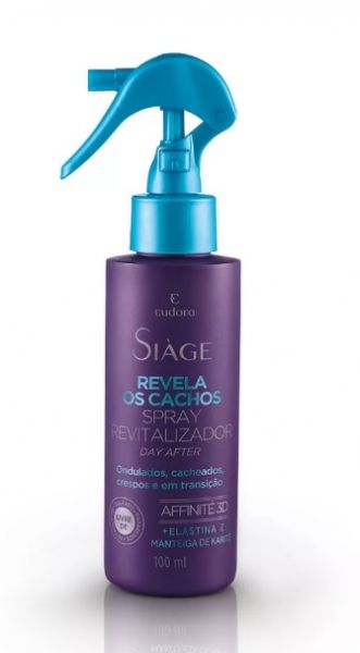 Revela os Cachos Spray Revitalizador Day After SIÀGE