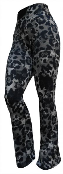 calça feminina flare ou reta (46),cintura alta, estampa animal print/camuflado,suplex gramatura 360