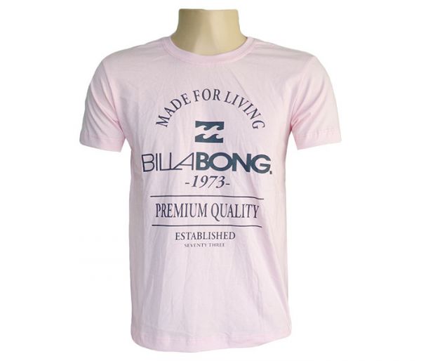 Camisa Billabong Rosa Bebê