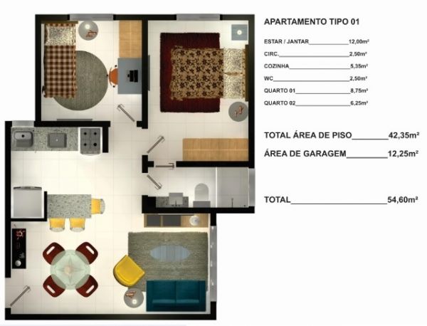 Apartamento no Condominio Maria Eunice Promorar