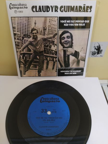 Compacto Claudyr Guimaraes - 1969 - Raro