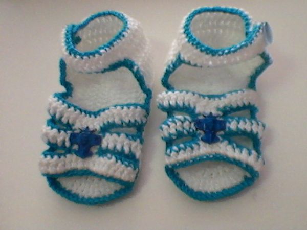 Sandália de Crochê