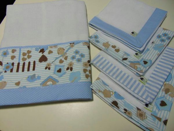 Kit 5 peças Fraldas