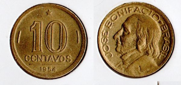 V204-1 - 0,10 1954 - Tir.  17.031.000